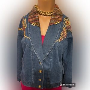Vintage City Girl Denim Jacket